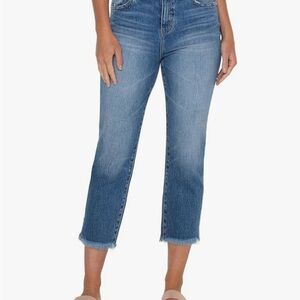 Liverpool Blue Ankle Cropped Jeans